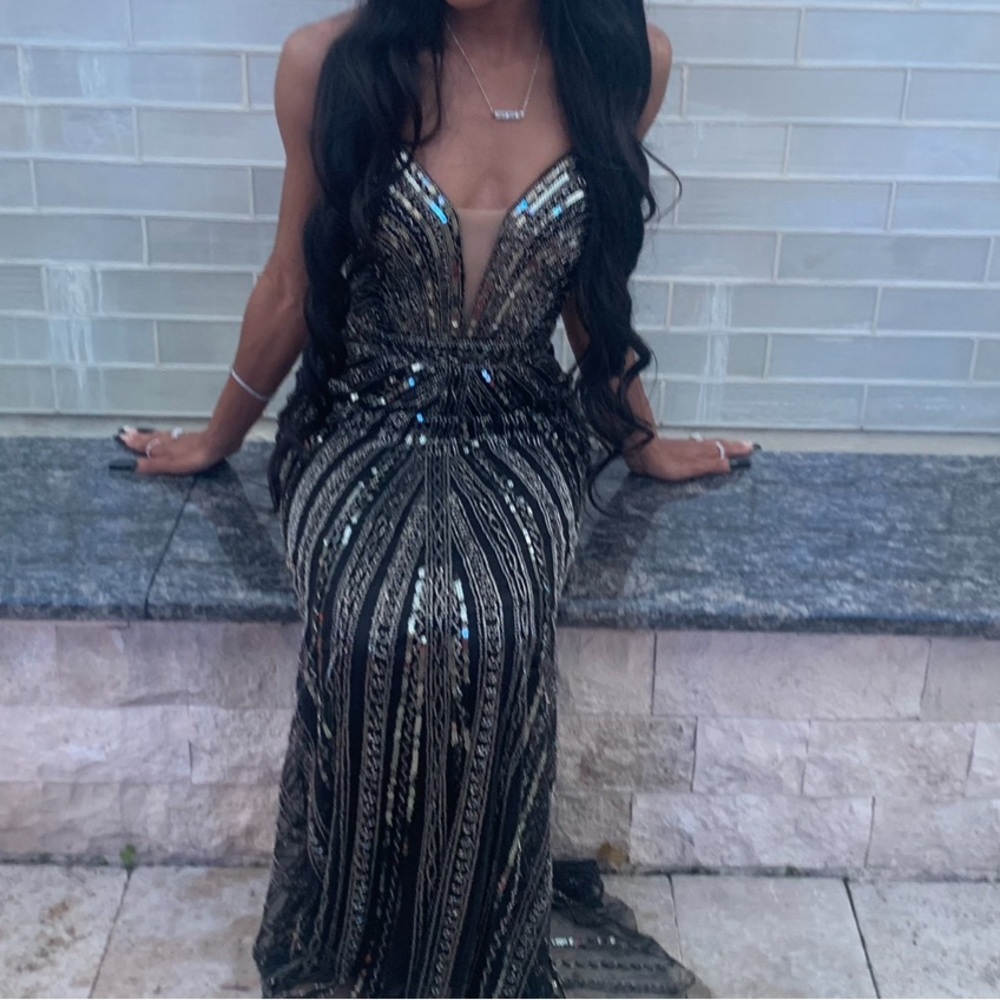 Sparkly Black Dress